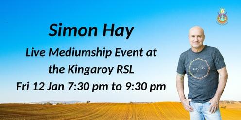 Aussie Medium, Simon Hay at the Kingaroy RSL