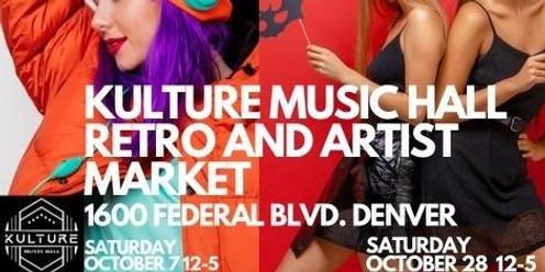 Rogue Market Denver presents 2 DATES - The Vintage & Artist Market @ Kulture Music Hall