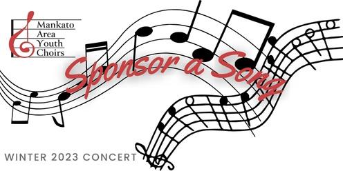 Sponsor a Song - Mankato Area Youth Choirs Winter 2023 Concert