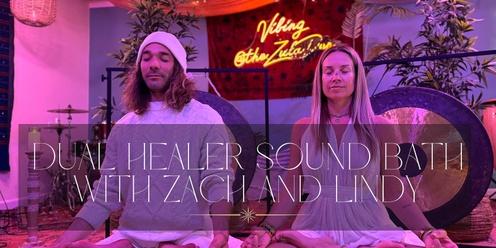 Dual healer sound bath with Zach and Lindy 