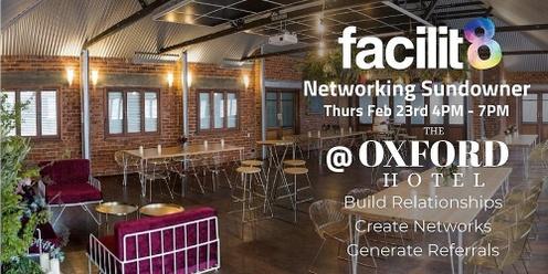 Facilit8 Feb '23 Business Networking Sundowner @ The Oxford