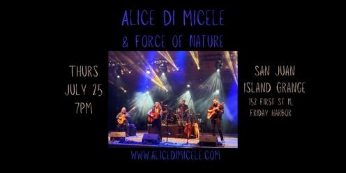 Alice Di Micele & Force of Nature at the San Juan Island Grange