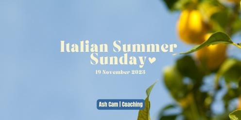 Italian Summer Sunday