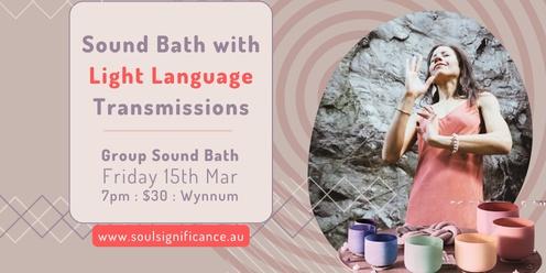 Sound Bath with Light Language Transmissions - Mar