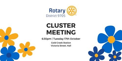Northern Canberra Rotary Clubs (and Friends!) Cluster Meeting