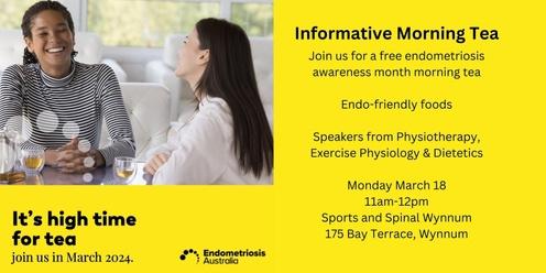 Endometriosis Awareness Month Informative High Tea