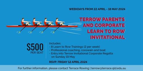 Terrow Parents and Corporate Learn to Row Invitational