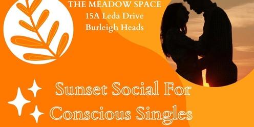 Sunset Social for Conscious Singles