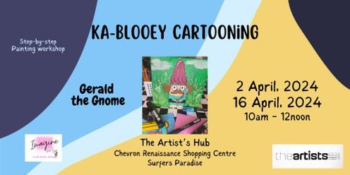 Ka-Blooey Cartooning- Gerald the Garden Gnome