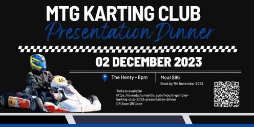 Mount Gambier Karting Club 2023 Presentation Dinner