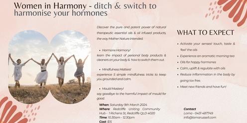 Women in Harmony - ditch & switch to harmonise your hormones