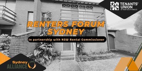 Renters Forum- Sydney 