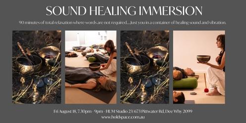 Sound Healing Immersion 
