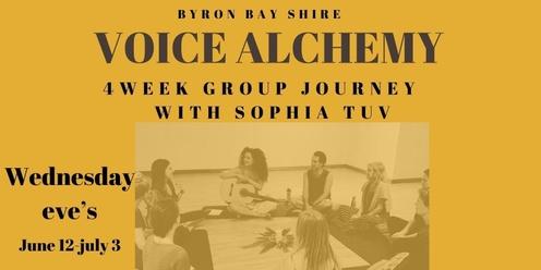 VOICE ALCHEMY - 4 WEEK GROUP JOURNEY- EVENING SESSION - BYRON BAY INDUSTRIAL - JUNE 12-JULY3