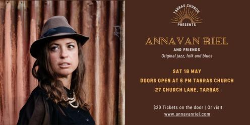 Anna van Riel & Band- LIVE at Tarras Church
