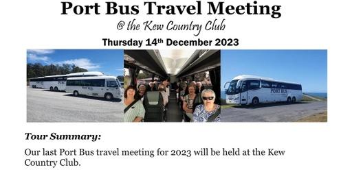 Port Bus Travel Meeting