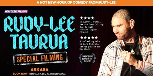 Rudy-Lee Taurua films his Comedy Special - Live at Arkaba!