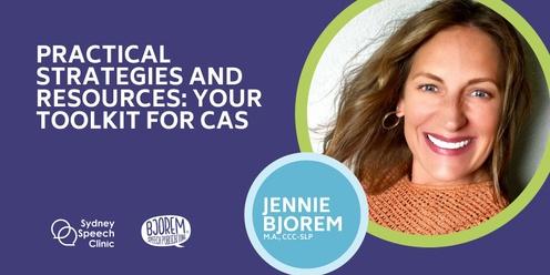 Jennie Bjorem - Practical Strategies and Resources: Your Toolkit for CAS - Melbourne