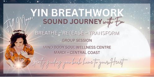 Full Moon Yin Breathwork & Sound Journey with Em