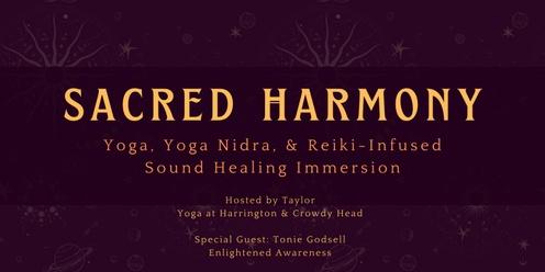 Sacred Harmony:  A Yoga, Yoga Nidra, and Sound Healing Immersion