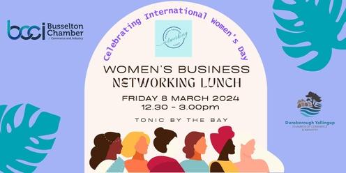 WOMEN'S BUSINESS NETWORKING LUNCH for International Women's Day