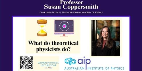 AIP Women in Physics Lecturer 2024 - Professor Susan Coppersmith