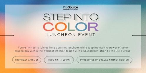 Step Into Color Luncheon