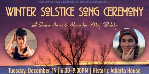 Winter Solstice Song Ceremony in PDX