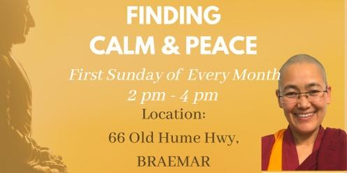 Compassion & Wisdom in Daily Life Series - Finding Calm & Peace Workshop