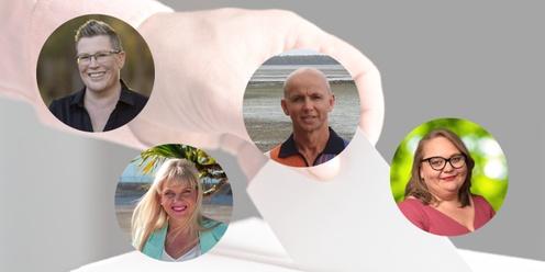 Meet the candidates for the Wynnum/Manly Ward PUBLIC OPEN FORUM