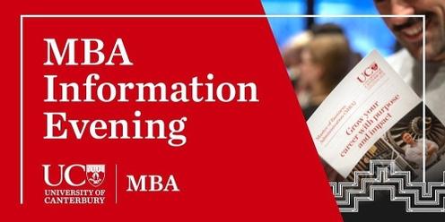 UC MBA Information Evening