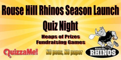 Rouse Hill Rhinos Season Launch Quiz Night