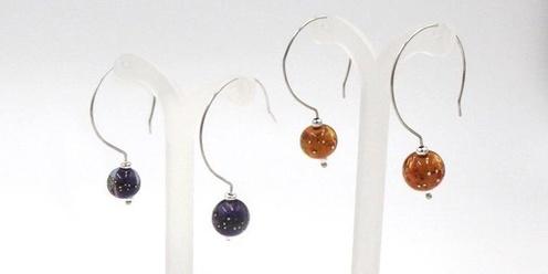Make your own Glass Bead Earrings with Karoline
