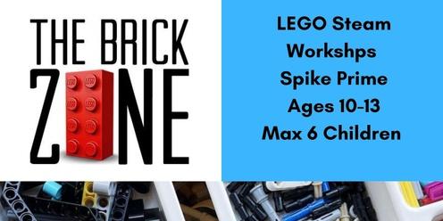 LEGO STEAM WORKSHOPS – SPIKE PRIME AGES 10-13 ATTENDED PRIOR
