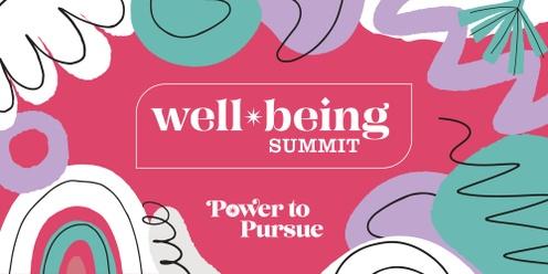 Power to Pursue Women's Well•Being Summit 
