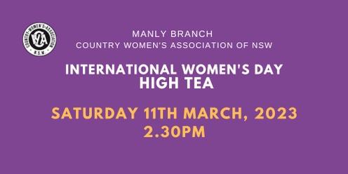 Manly CWA International Women's Day High Tea 