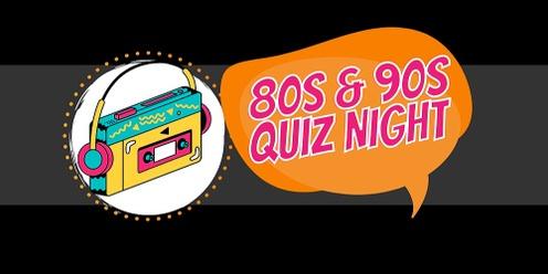 80s & 90s Quiz Night - zero2hero Fundraiser