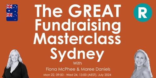 The GREAT Fundraising Masterclass Sydney