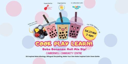 Joyful Plates: Cook, Play, Learn Series: Boba Bonanza: Roll, Mix, Sip!