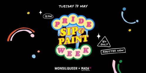 Sip & Paint hosted by MADASS - Pride Week