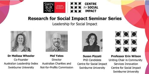 Research for Social Impact 2023 Hybrid Seminar Series