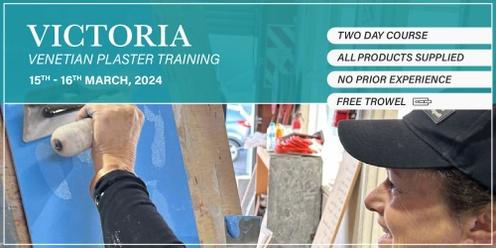 Victoria Venetian Plaster Training - (15th - 16th March, 2024)