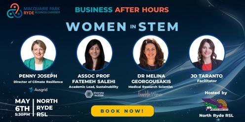 Business After Hours - Women in STEM - NRRSL - Monday, 6 May 2024