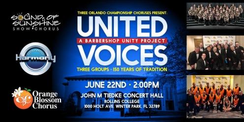 UNITED VOICES: A Barbershop Unity Project
