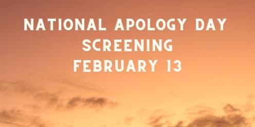 National Apology Day Screening