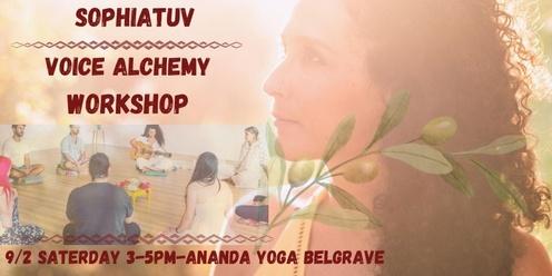 Voice Alchemy Workshop - Envisioning Peace Tour - Sophia Tuv- Belgrave