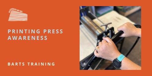 Printing Press Awareness 