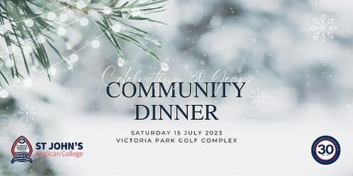 St John's Anglican College 30th Community Dinner 