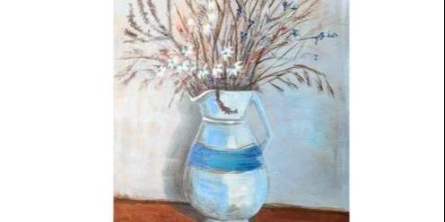 Paint like Margaret Olley - Vase of flowers