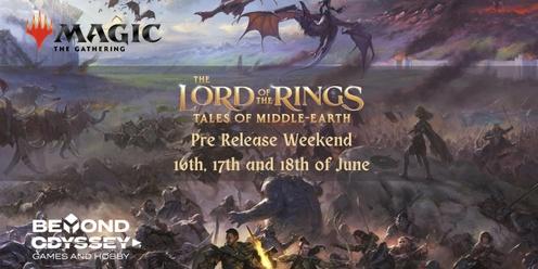 Lord of the Rings x Magic: the Gathering  Pre-Release